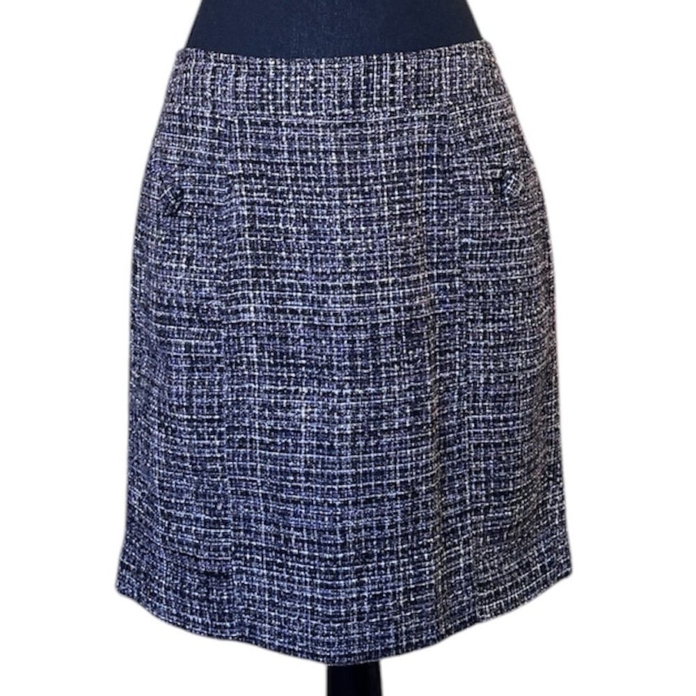 Women’s Banana Republic Gray Twead Skirt Size 6